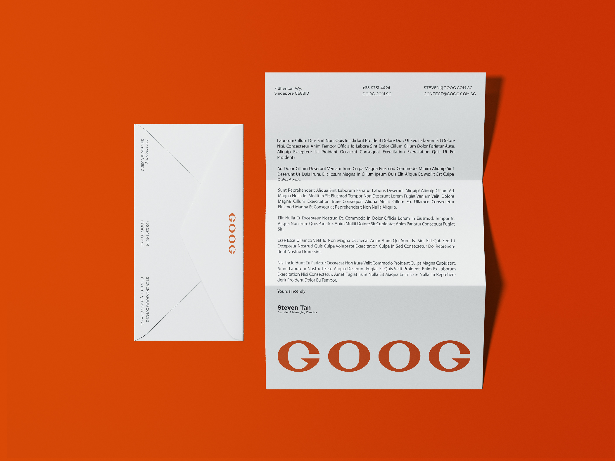 GOOG Interior Brand Identity.