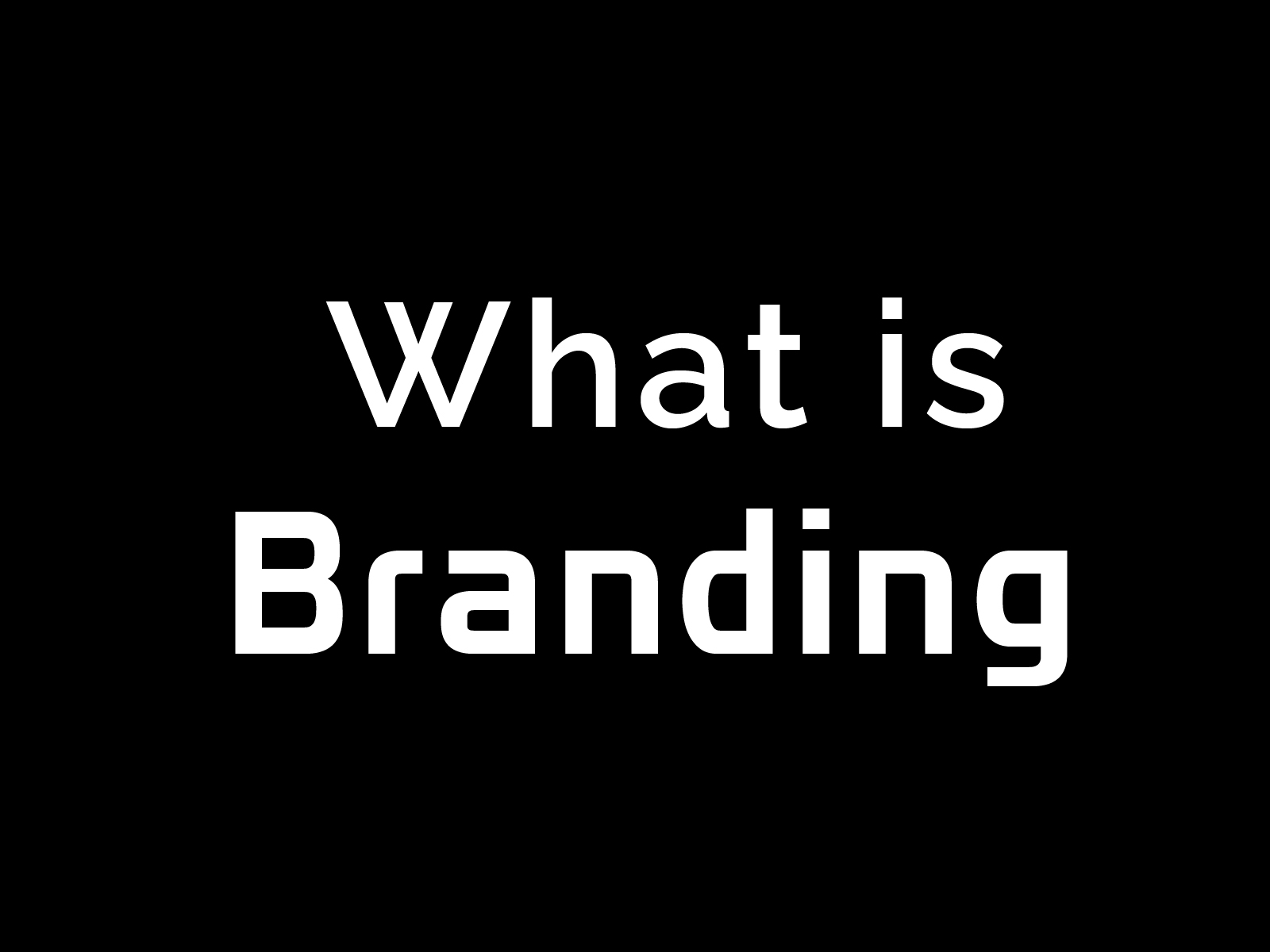 What is Branding
