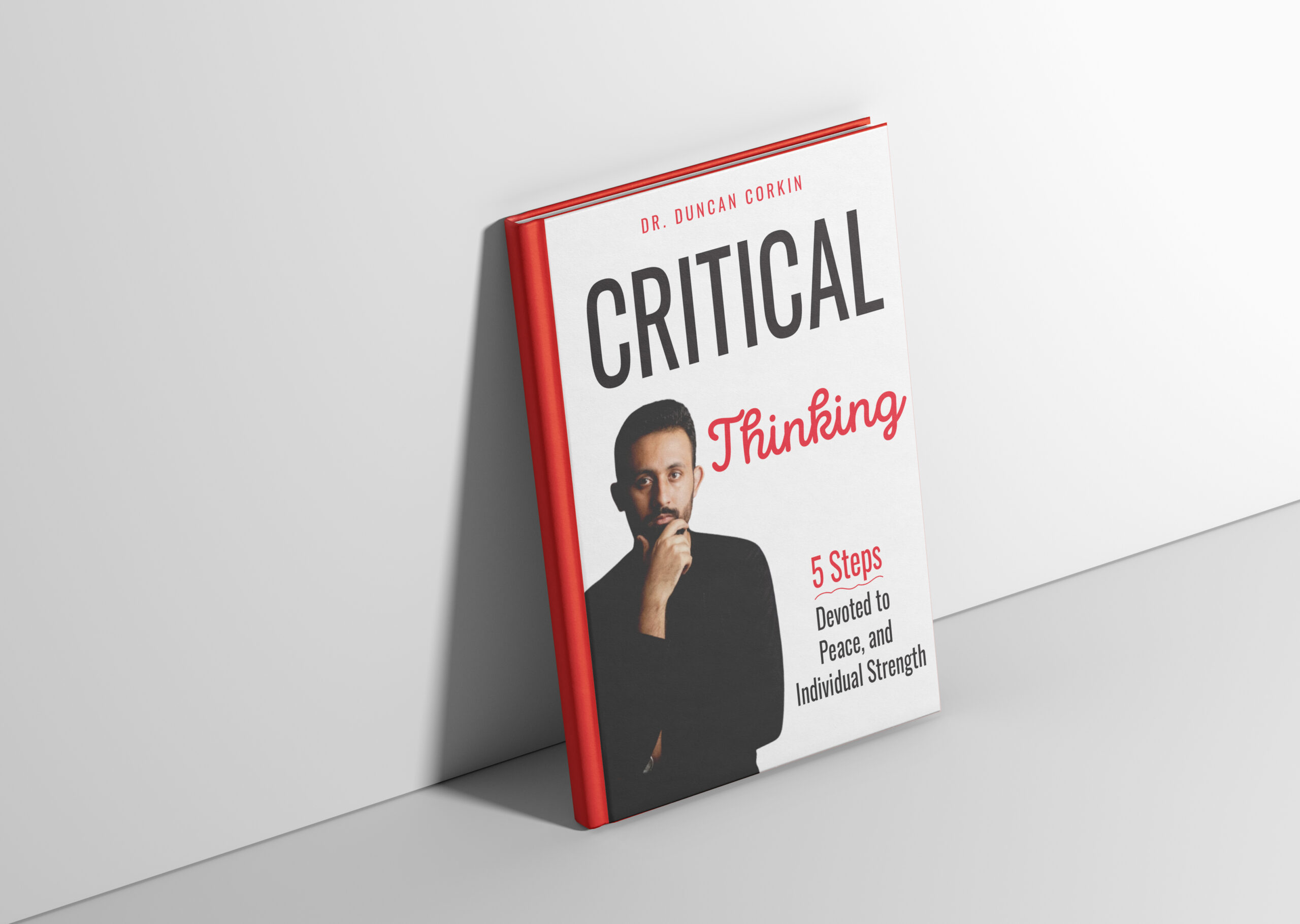 Business, Thinking, Tech, Black and White Book Cover Design