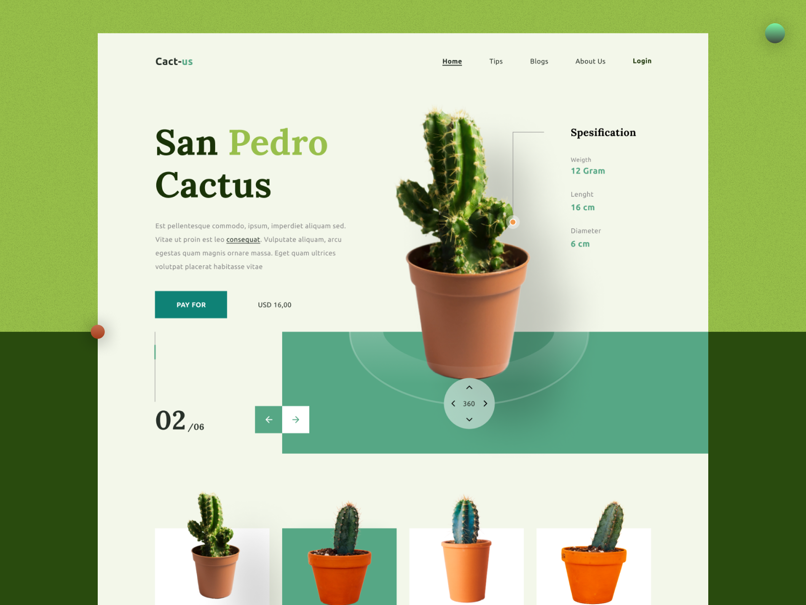 Plants Shop Landing page final